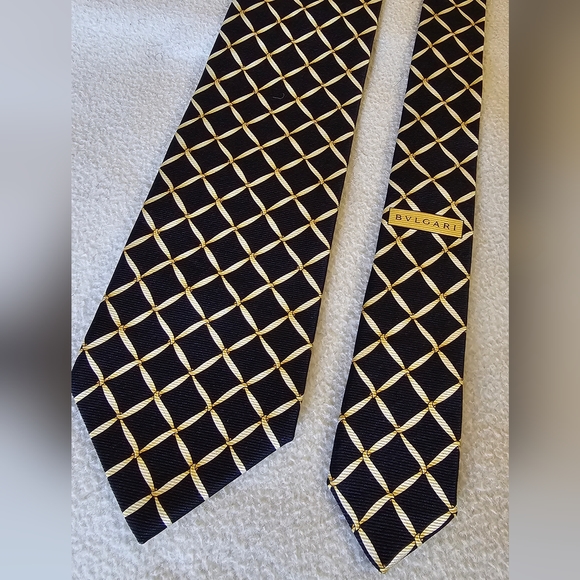 Bulgari Silk Tie - Picture 7 of 7